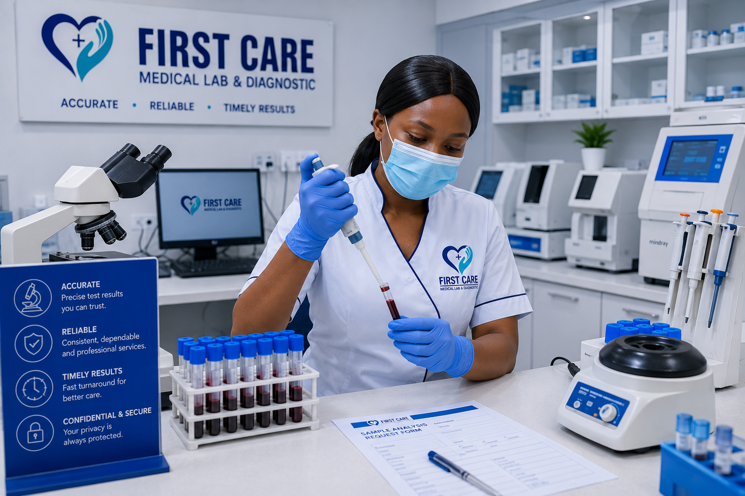 Medical Laboratory services at First Care Medical Lab